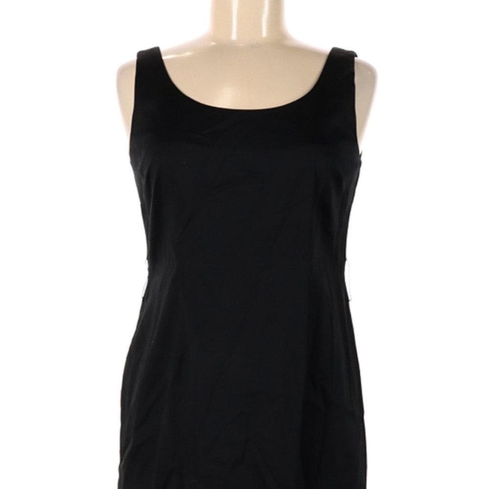 Jessica Howard Classic Black Sheath Dress Size 8